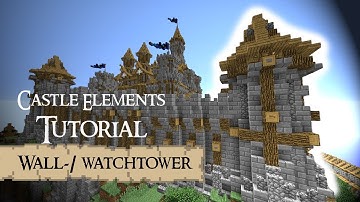 Castle elements tutorial: TOWER (Minecraft)