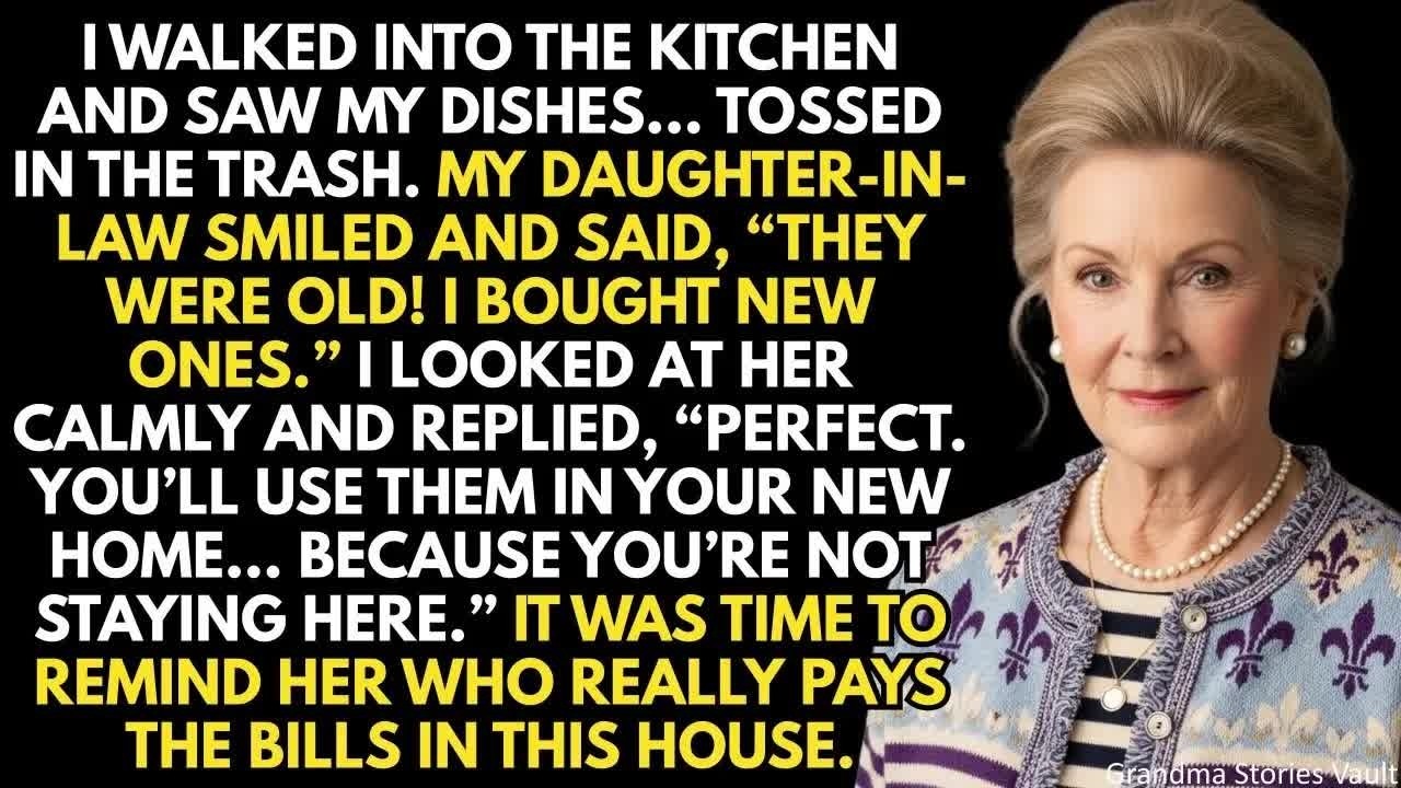 My Daughter In Law Threw My Dishes Away, Saying, “They’re Filthy!” What I Did Next Silenced Her