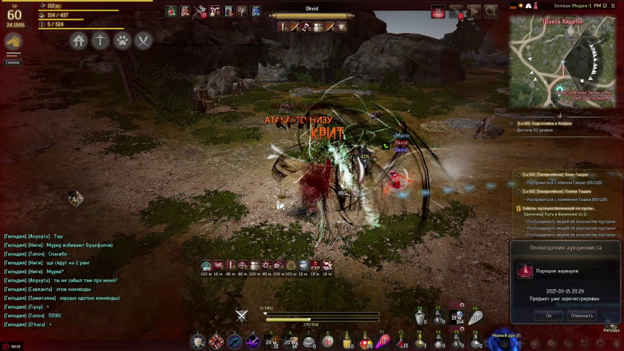 BDO warrior vs archer