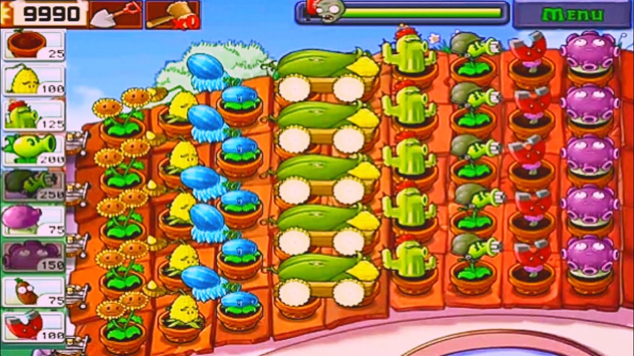 Plants vs Zombies | SURVIVAL ROOF | Plants vs All Zombies GAMEPLAY FULL ...