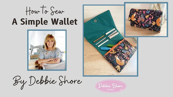 How to sew a simple wallet by Debbie Shore