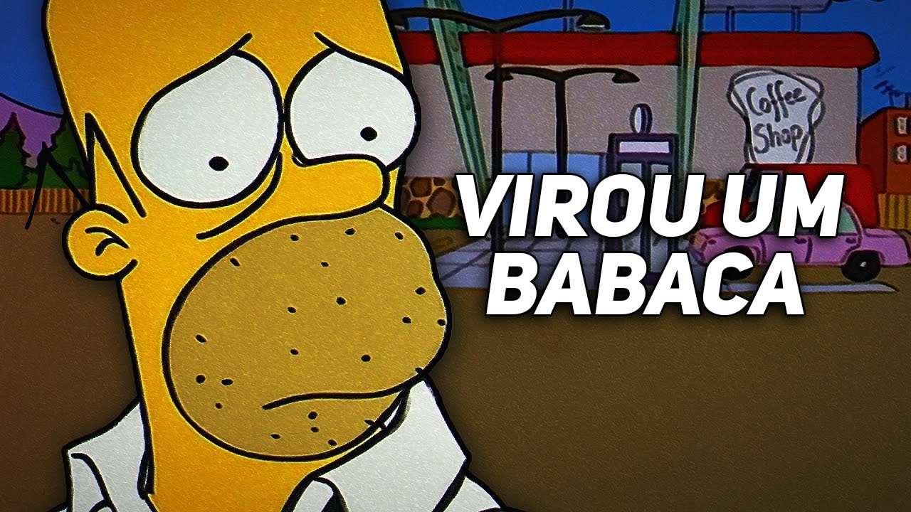 A Decadência de Homer Simpson ao longo do tempo