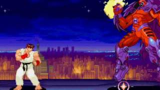 Marvel vs Capcom (1998) Boss Fight