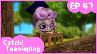 [KidsPang] Catch! Teenieping｜Ep.47 TROUBLE IN THE LIBRARY 💘