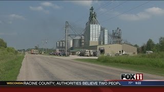 Crews battle soy bean dryer fire Crews battle soy bean dryer fire