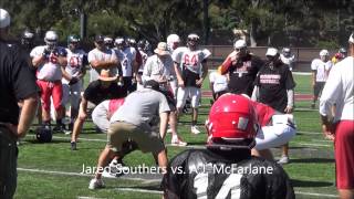 Ol Vs. Dl At Stanford Football Camp