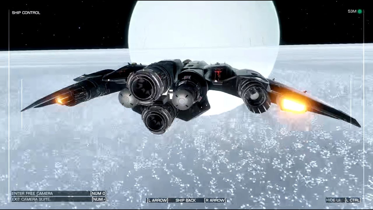 Asteroid base in the middle of a planet's icy rings (Elite Dangerous)  惑星の氷の輪の真ん中にある小惑星基地！