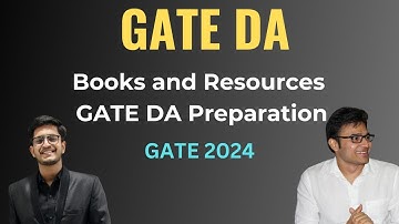 GATE DA | Books and Resources for GATE DA Preparation | GATE 2024 | Ravindrababu Ravula | Jay Bansal