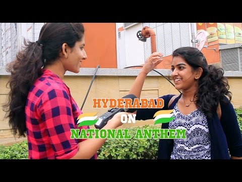 Hyderabad On National Anthem ||Road Side Stories || Wheeze Videos