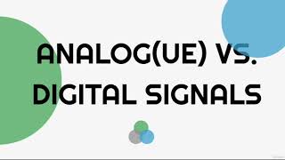Analog vs. Digital (As Simple As Possible)