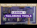 L1 tailoring tools  online coat making course