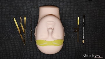 How to practice brow mapping using the Golden Ratio Method