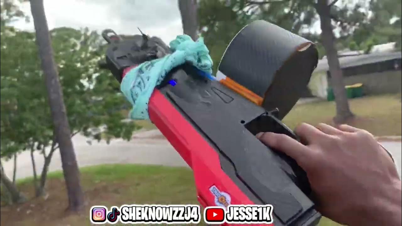 SPLAT R BALL GUN WAR I CAMPED ON THE ROOF😳 UNCUT!!! YouTube