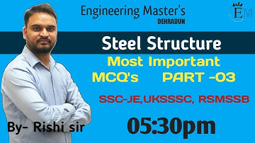 DESIGN OF STEEL STRUCTURE | MOST IMPORTANT MCQ | PART 03