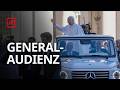 LIVE Generalaudienz Mit Papst Leo XIV Am Mittwoch 11 03 2026 LIVE Generalaudienz Mit Papst Leo XIV Am Mittwoch 11 03 2026
