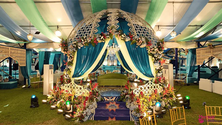 Persian Theme Mehendi Decor | Radisson Blu Resort Temple Bay | Mahabalipuram | Chennai