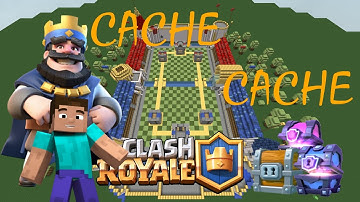 CACHE CACHE MINECRAFT MAP CLASH ROYALE | CLASH OF CLANS | PS4 FR