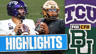 TCU Horned Frogs vs Baylor Bears Highlights 🏈 FOX College Football