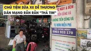 Gặp chủ tiệm sửa xe dễ thương ở TP.HCM được mạng xã hội rần rần “thả tim”