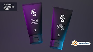 3D PRODUK COSMETIC PLASTIC TUBE  DENGAN BLENDER | TUTORIAL BLENDER INDONESIA