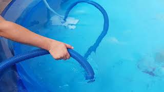 Como aspirar piscina inflável com o Kit de Piscina