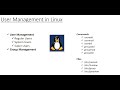 User and Groups in Linux