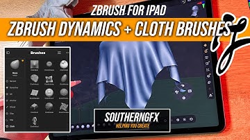 Zbrush on the iPad - Cloth Dynamics