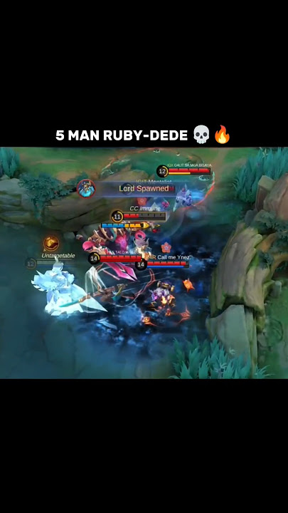 5MAN RUBY-DEDE 💀🔥 #mobilelegends #mlbb #fypageシ #fyp