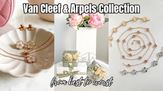 My Van Cleef & Arpels Jewelry Collection 2023 *Ranked from Best to Worst* | Reviews & Comparisons