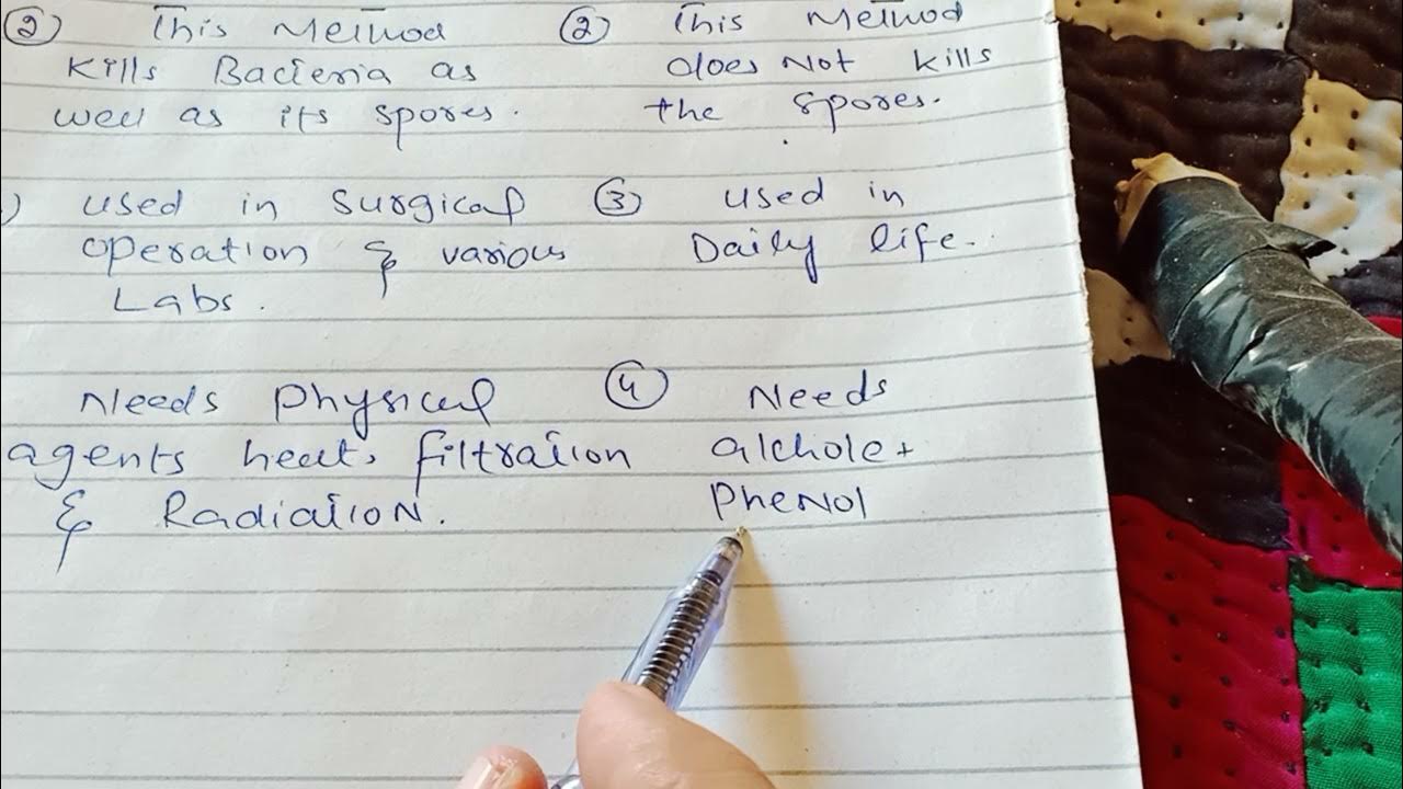 Difference between Sterilization and Disinfection YouTube