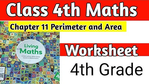 Class 4th Maths Chapter 11 Perimeter and Area Ex 11.5 |living Maths Class 4 |Class 4 Maths|Maths