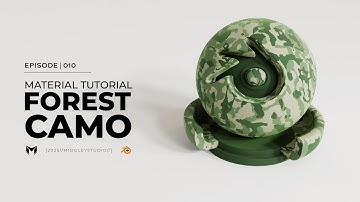 Create a Procedural Forest Camo Material in Blender | Episode 10