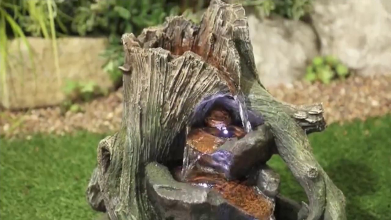 Woodland Twist Garden Water Feature by Kelkay YouTube