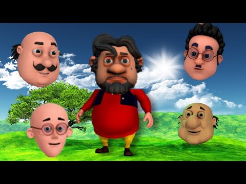 Motu patlu ghasita Jon  Don face matching video cartoon