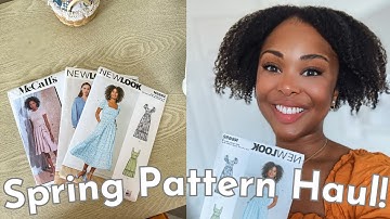 Spring Pattern Haul! | McCalls Pattern, New Look Patterns ✨🧵