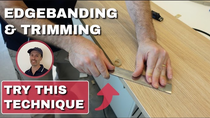 PERFECT Edge Banding Every time Great For Floating Shelves - Quick and  Easy