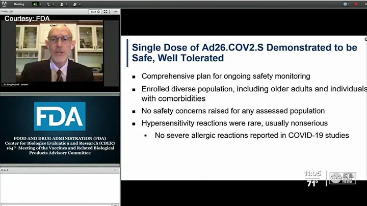 FDA panel recommends Johnson & Johnson vaccine for emergency use, formal authorization coming soon