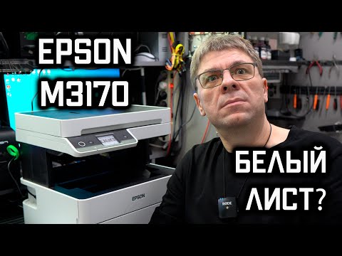 МФУ Epson M3170 печатает чистый лист - как исправить?