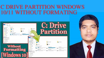 C Drive Partition in Windows 10 /11 Without Formatting #Easy