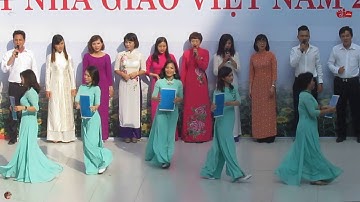"Bài ca nguời giáo viên nhân dân" - Văn nghệ Chào mừng ngày nhà giáo Việt Nam  | TH Chu Văn An