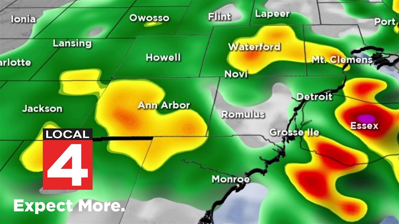 Severe thunderstorm warning in effect for parts of Southeast Michigan ...