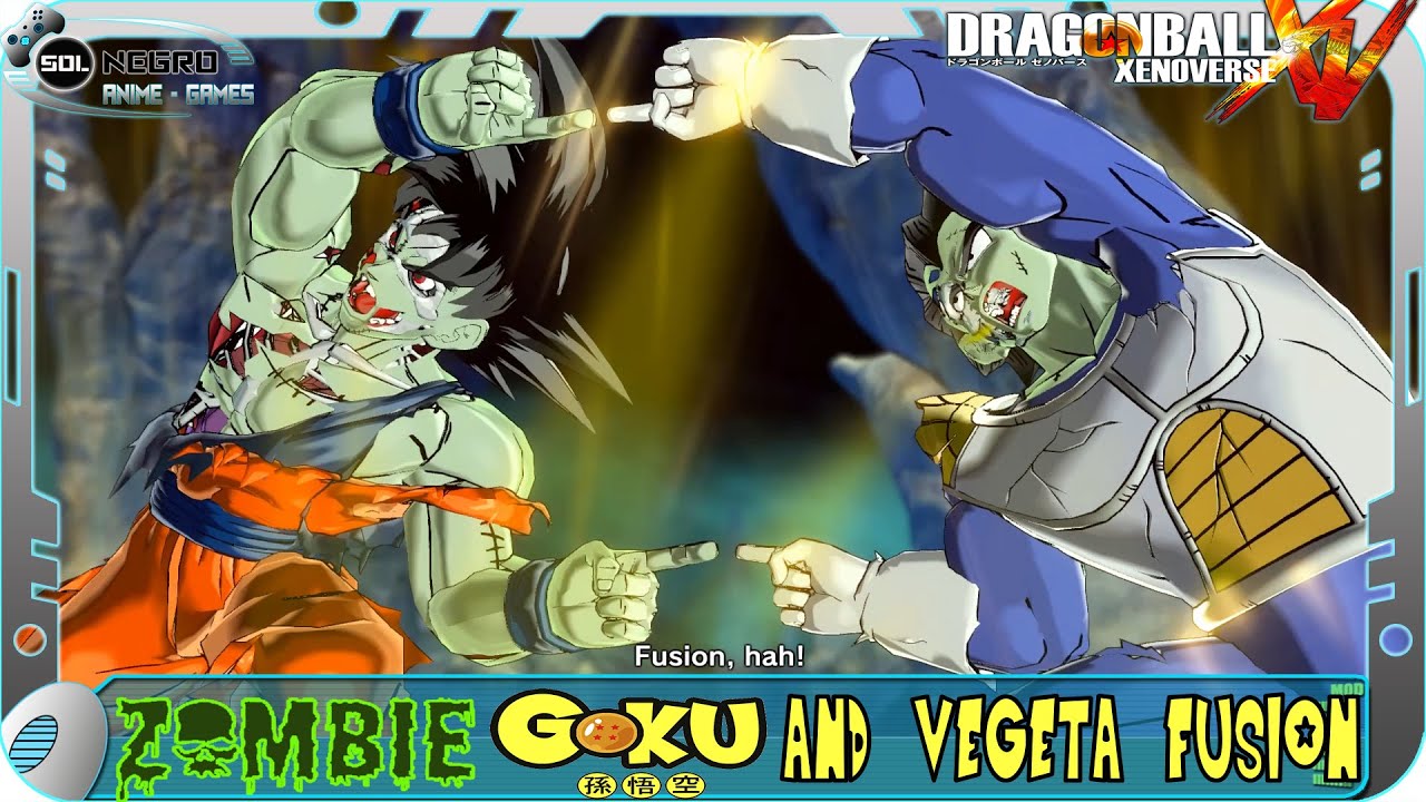 Zombie Fusion Goku and Vegeta: Zombie Gogeta VS Zombie Vegito | Dragon