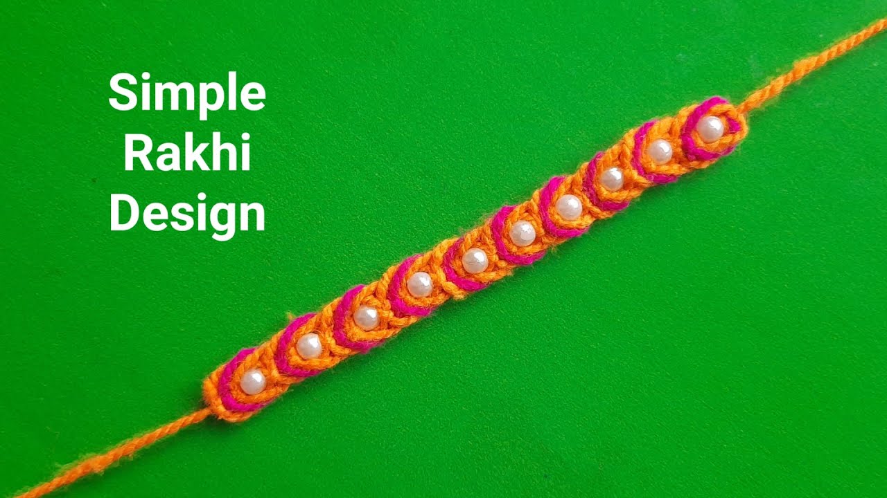 Simple Rakhi Design 2020/Latest Rakhi Design/Easy Rakhi Design ...