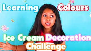 learning colours with ice cream kiddyzuzaa videos for kids