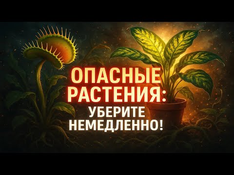 Опасные растения: уберите их из дома немедленно!