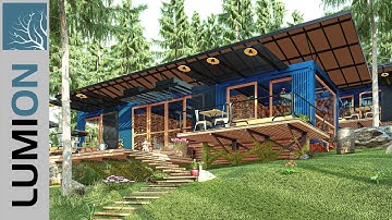 LUMION 11 REALISTIC RENDER TUTORIAL #13 CONTAINER ( FREE DOWNLOAD )