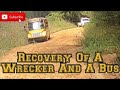 Recovery Of A Wrecker And A Bus