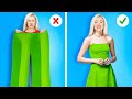 EASY CLOTHES HACKS || Easy Clothes Hacks And Funny DIY! Last Minute Fixes by 123 GO! Hacks