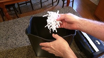 BEST 6-Sheet Cross-Cut Paper and Credit Card Shredder AmazonBasics REVIEW