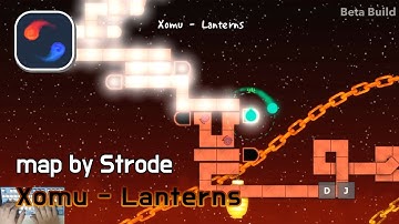[ADOFAI custom][클리어 영상]Lanterns(music by Xomu)(map by Strode)